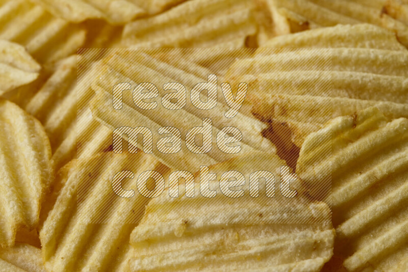 Chips snacks on white background