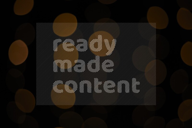 Bokeh light in yellow