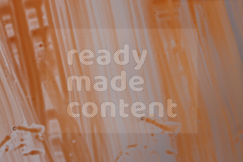 Close-ups of abstract orange paint texture in different shapes