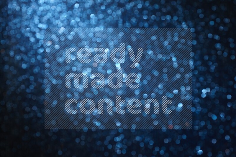 Blue glittery bokeh background