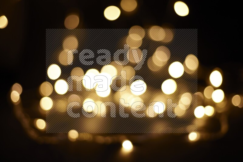 Bokeh light in yellow