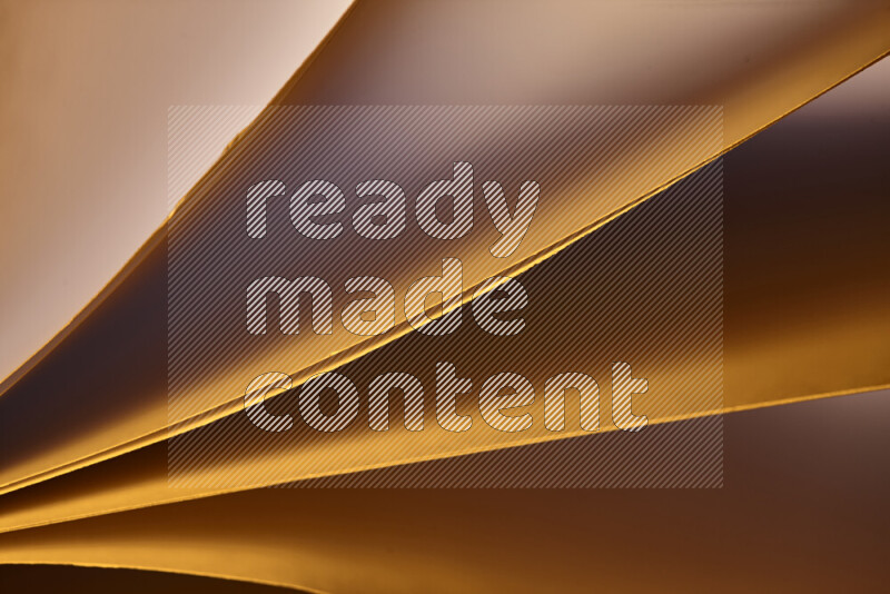 An abstract art piece displaying smooth curves in warm and cold gradients created by colored light