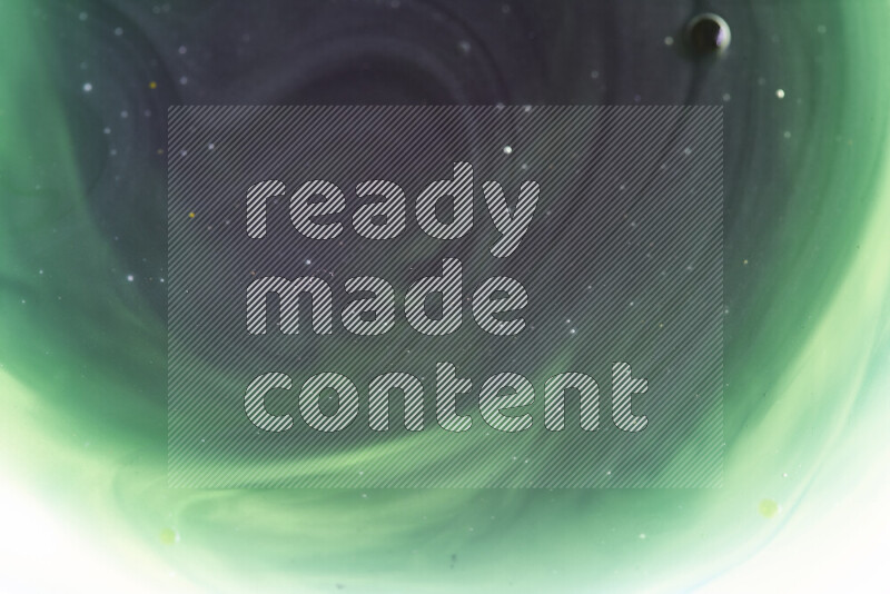 Close-ups of abstract mixed watercolors on oil Surface