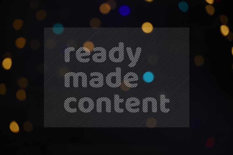 Bokeh light in multicolor